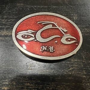 Orange County Chopper Belt Buckle - Officially Licensed - Red Color - Brand New